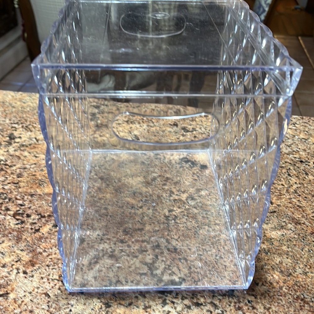 Lucite Like Storage Container - Picture 2 of 4